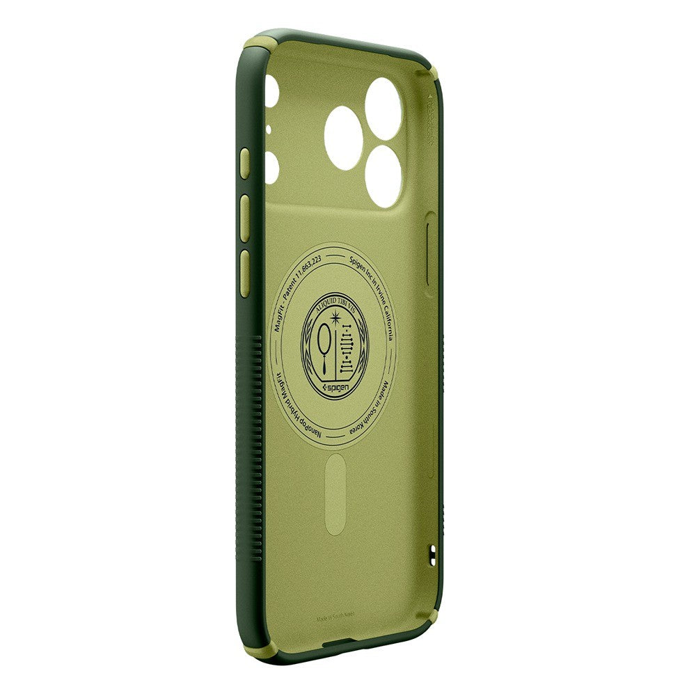 Spigen iPhone 17 Pro Max/iPhone 18 Pro Max Deksel Nano Pop Hybrid MagFit Avo Green