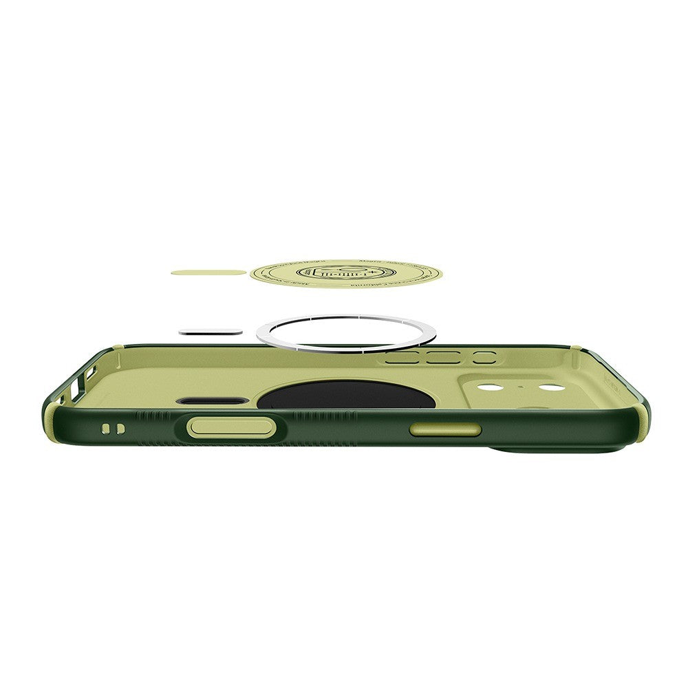 Spigen iPhone 17 Pro Max/iPhone 18 Pro Max Deksel Nano Pop Hybrid MagFit Avo Green