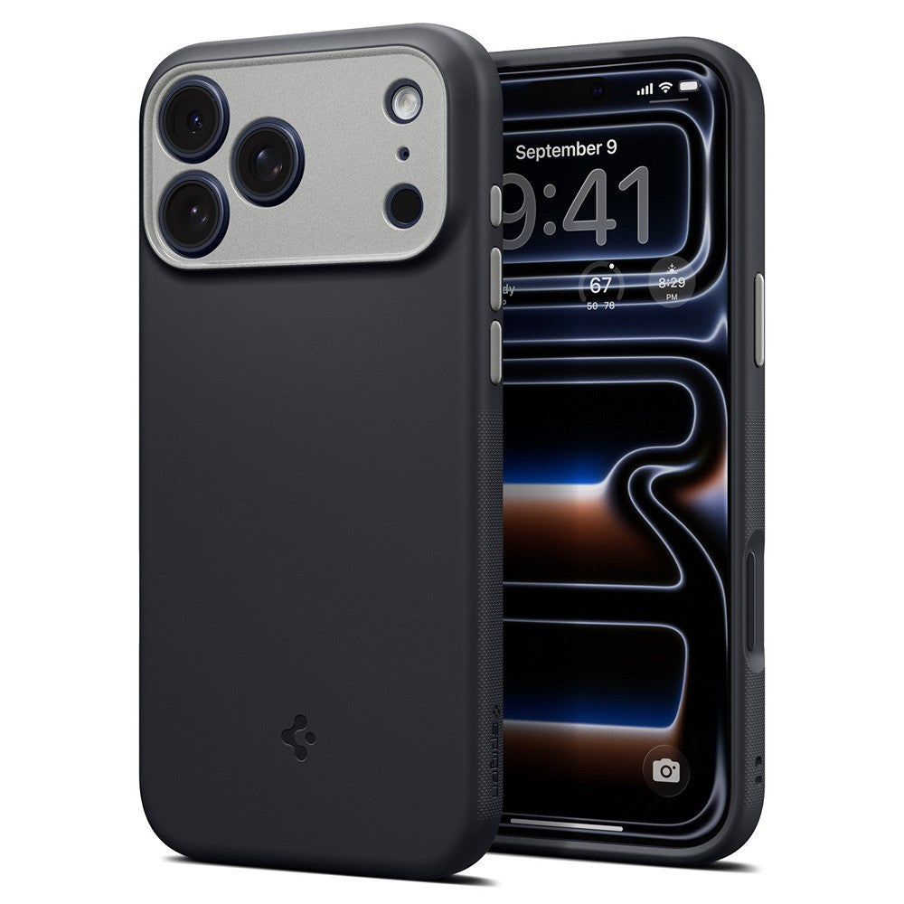 Spigen iPhone 17 Pro Max/iPhone 18 Pro Max Deksel Nano Pop MagFit Black Sesame