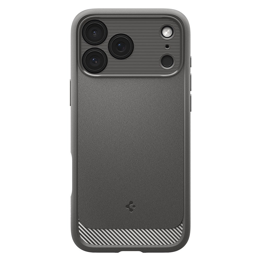 Spigen iPhone 17 Pro Max/iPhone 18 Pro Max Deksel Rugged Armor MagFit Grå