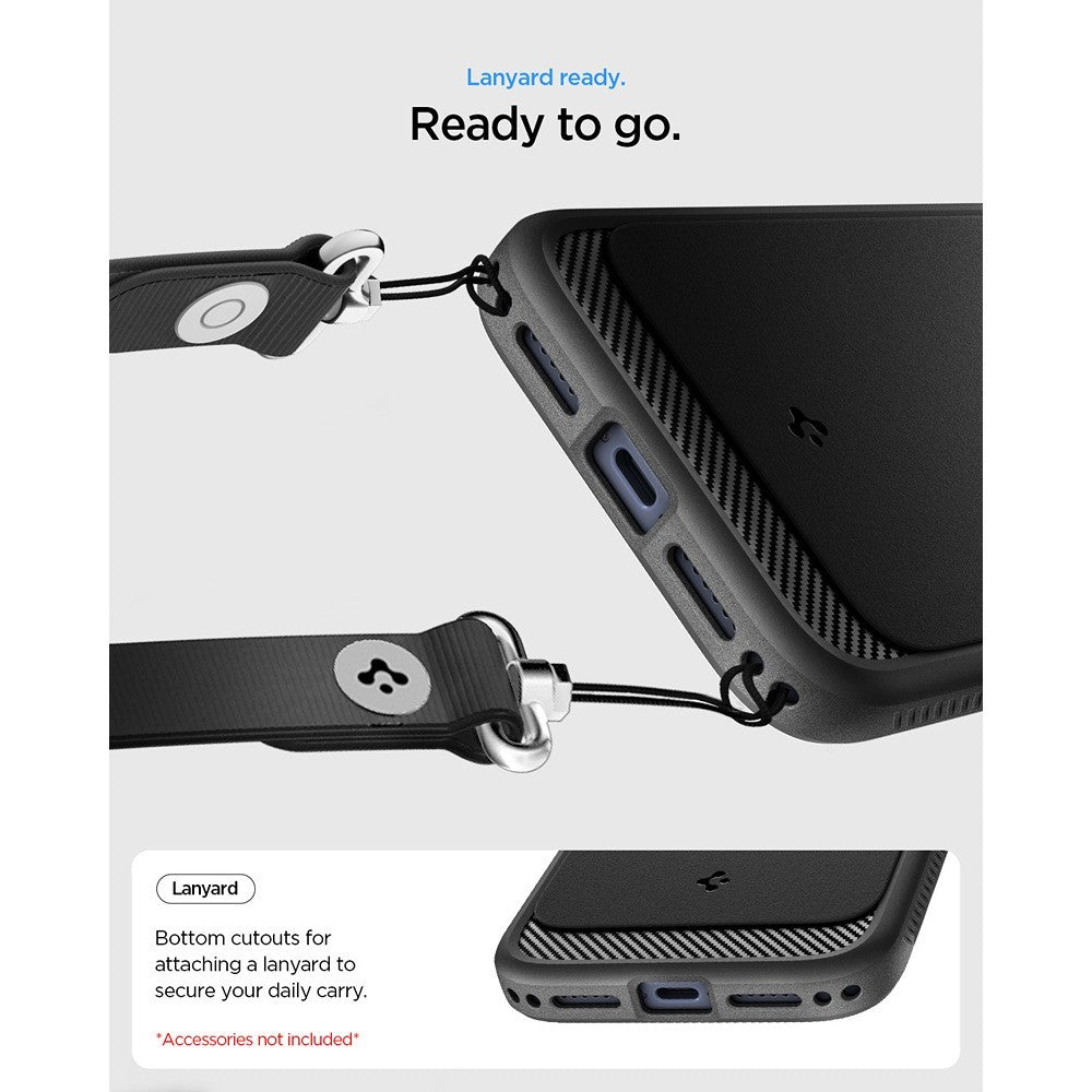 Spigen iPhone 17 Pro Max/iPhone 18 Pro Max Deksel Rugged Armor MagFit Matte Black