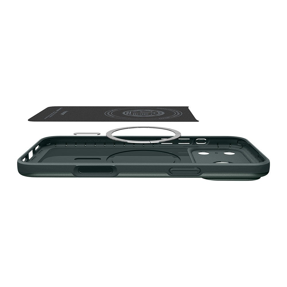 Spigen iPhone 17 Pro Max/iPhone 18 Pro Max Deksel Thin Fit MagFit Abyss Green