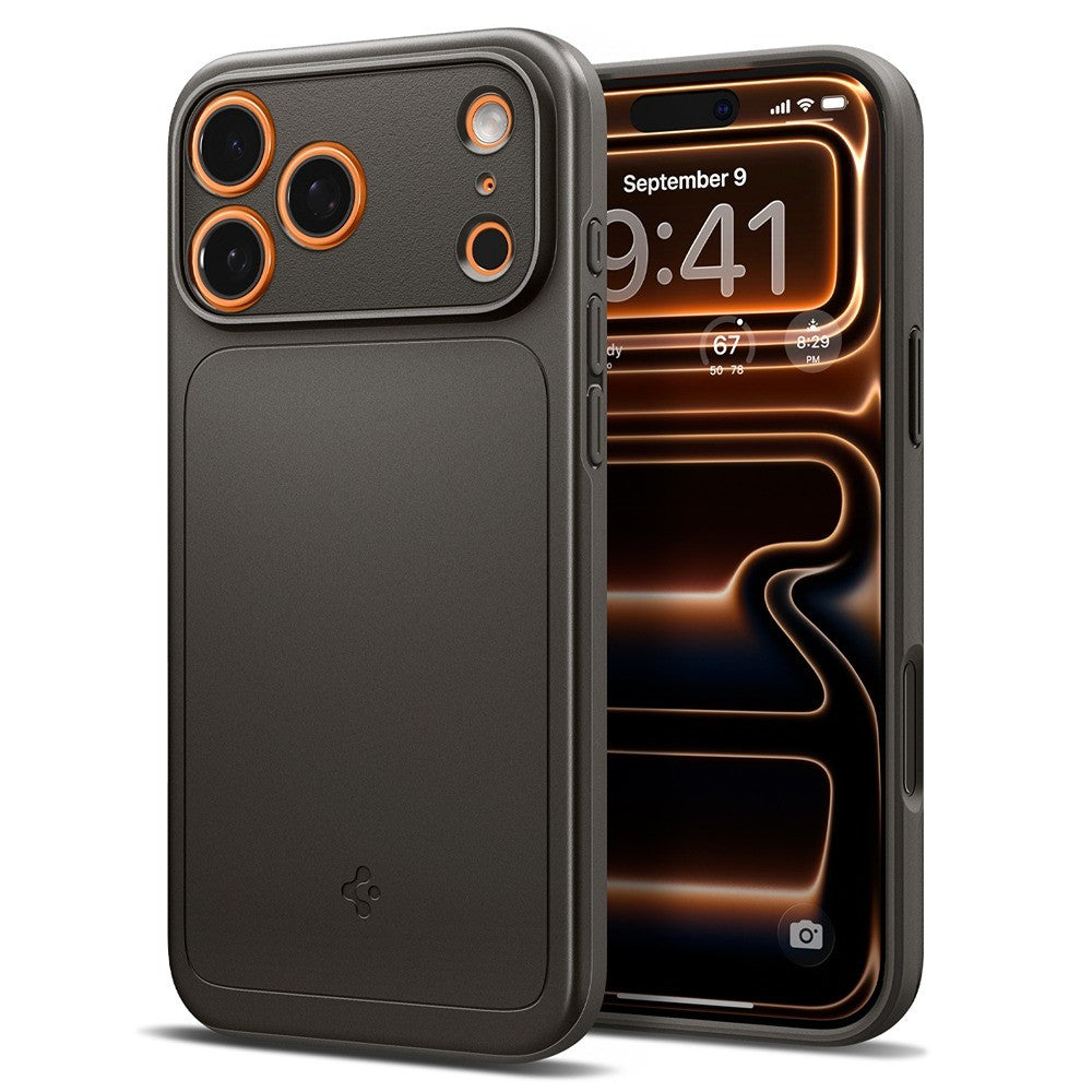 Spigen iPhone 17 Pro Max/iPhone 18 Pro Max Deksel Thin Fit MagFit Gunmetal