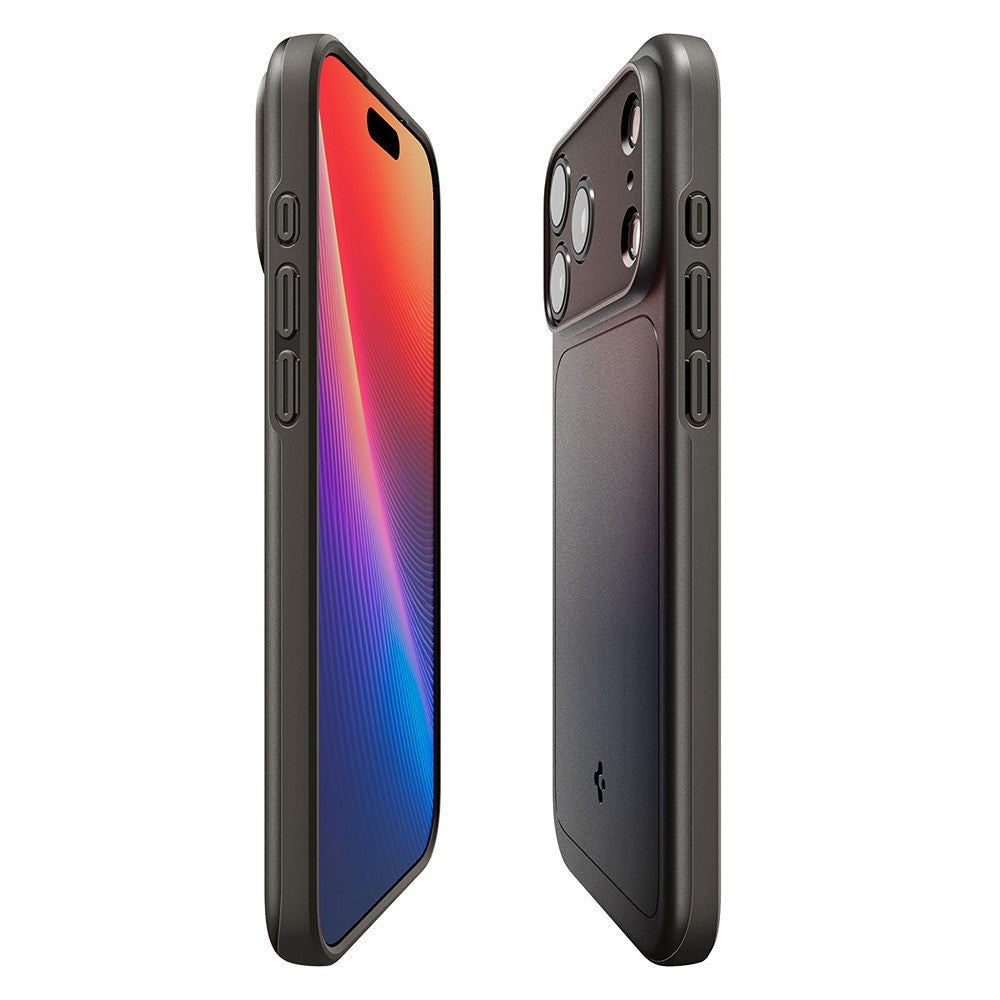 Spigen iPhone 17 Pro Max/iPhone 18 Pro Max Deksel Thin Fit MagFit Gunmetal