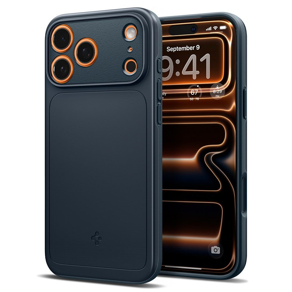 Spigen iPhone 17 Pro Max/iPhone 18 Pro Max Deksel Thin Fit MagFit Metal Slate