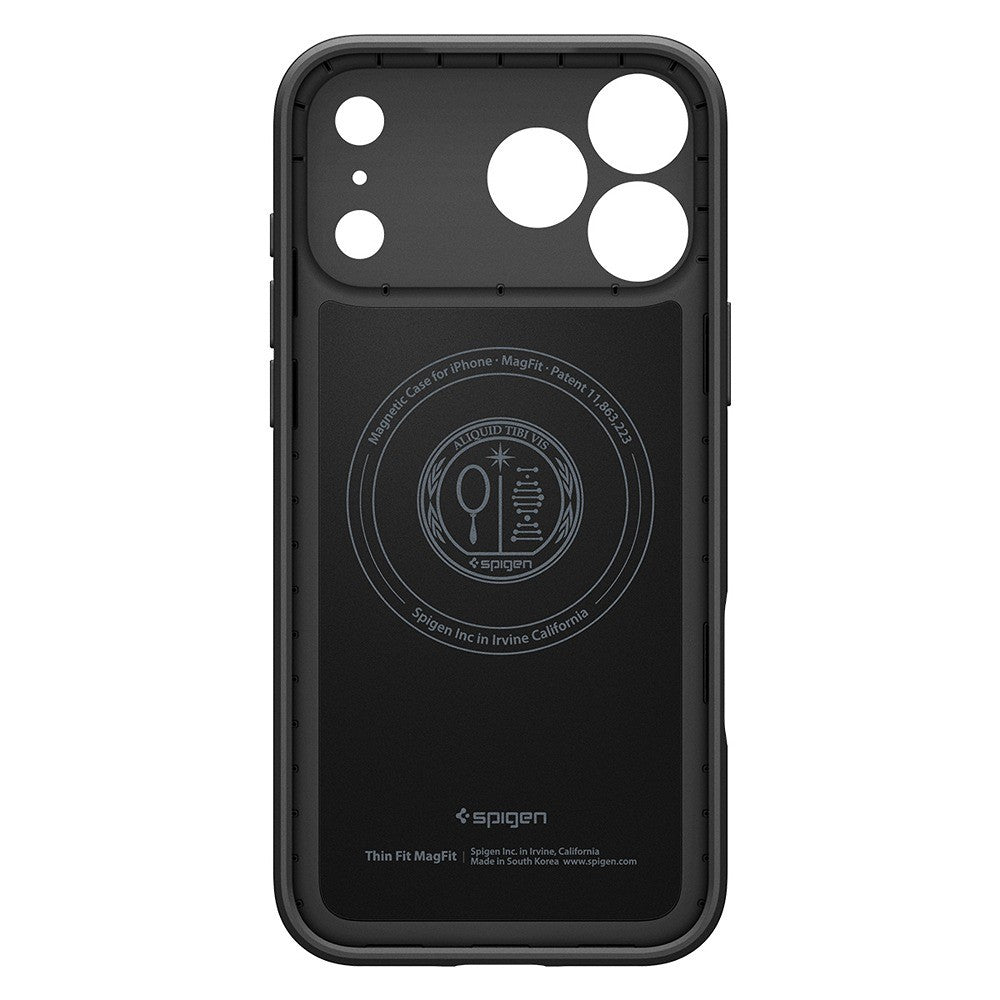 Spigen iPhone 17 Pro Max/iPhone 18 Pro Max Deksel Thin Fit MagFit Svart