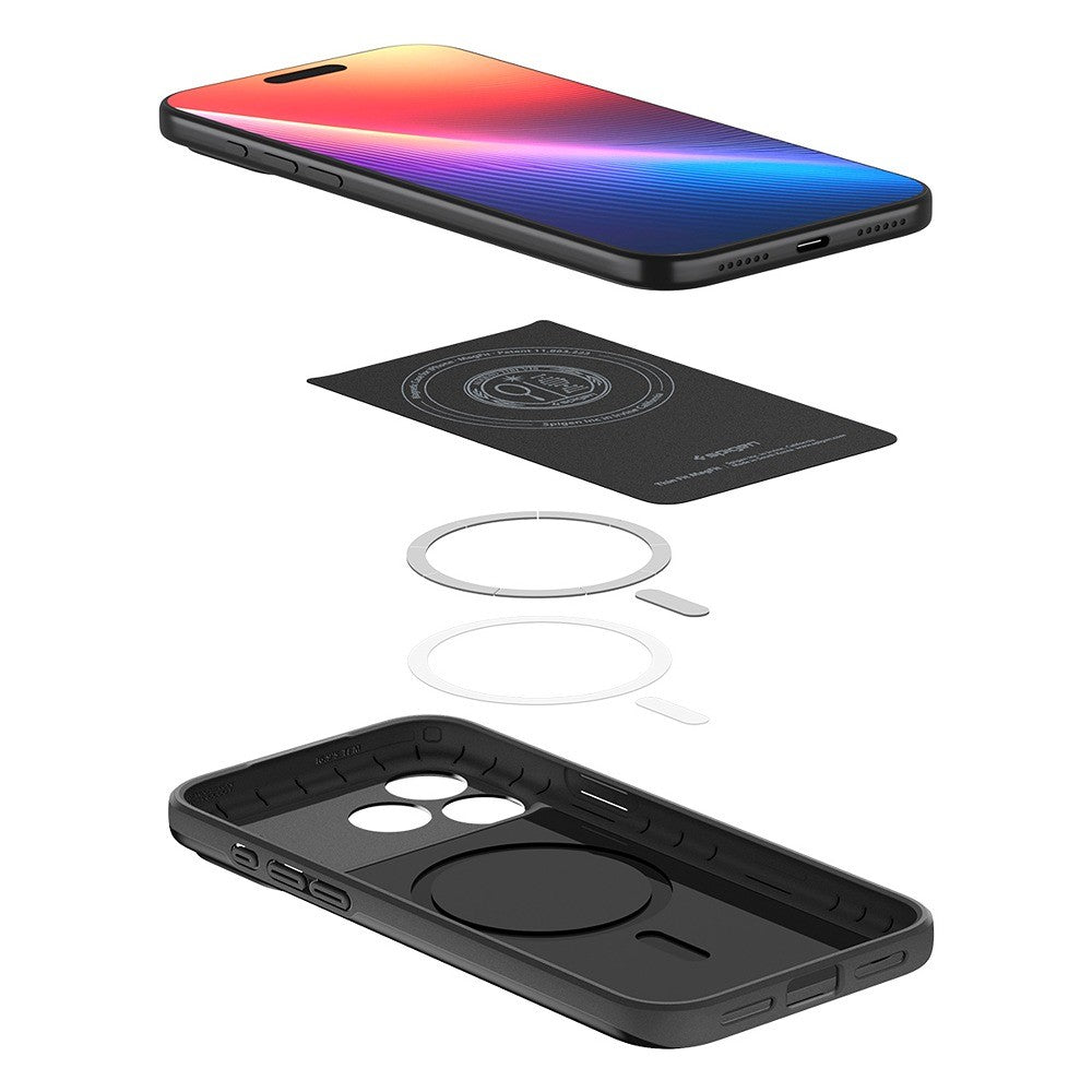 Spigen iPhone 17 Pro Max/iPhone 18 Pro Max Deksel Thin Fit MagFit Svart