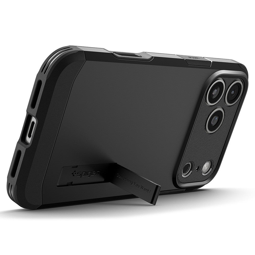 Spigen iPhone 17 Pro Max/iPhone 18 Pro Max Deksel Tough Armor T MagFit Svart