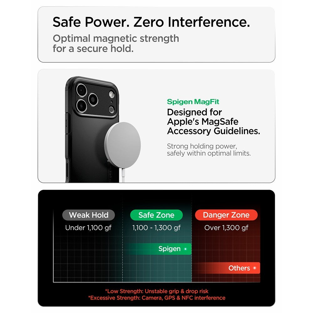 Spigen iPhone 17 Pro Max/iPhone 18 Pro Max Deksel Tough Armor T MagFit Svart
