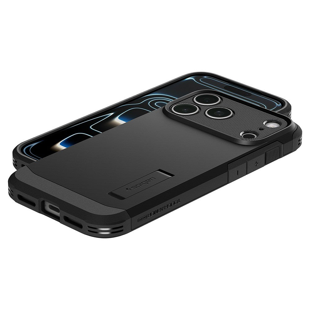 Spigen iPhone 17 Pro Max/iPhone 18 Pro Max Deksel Tough Armor T MagFit Svart