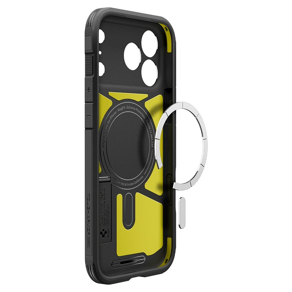 Spigen iPhone 17 Pro Max/iPhone 18 Pro Max Deksel Tough Armor T MagFit Svart