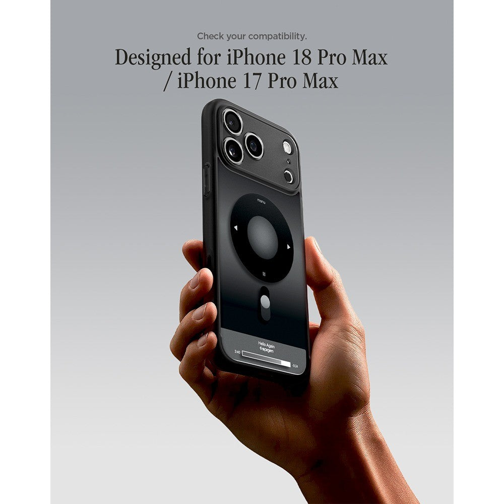 Spigen iPhone 17 Pro Max/iPhone 18 Pro Max Deksel Ultra Hybrid MagFit Classic Black