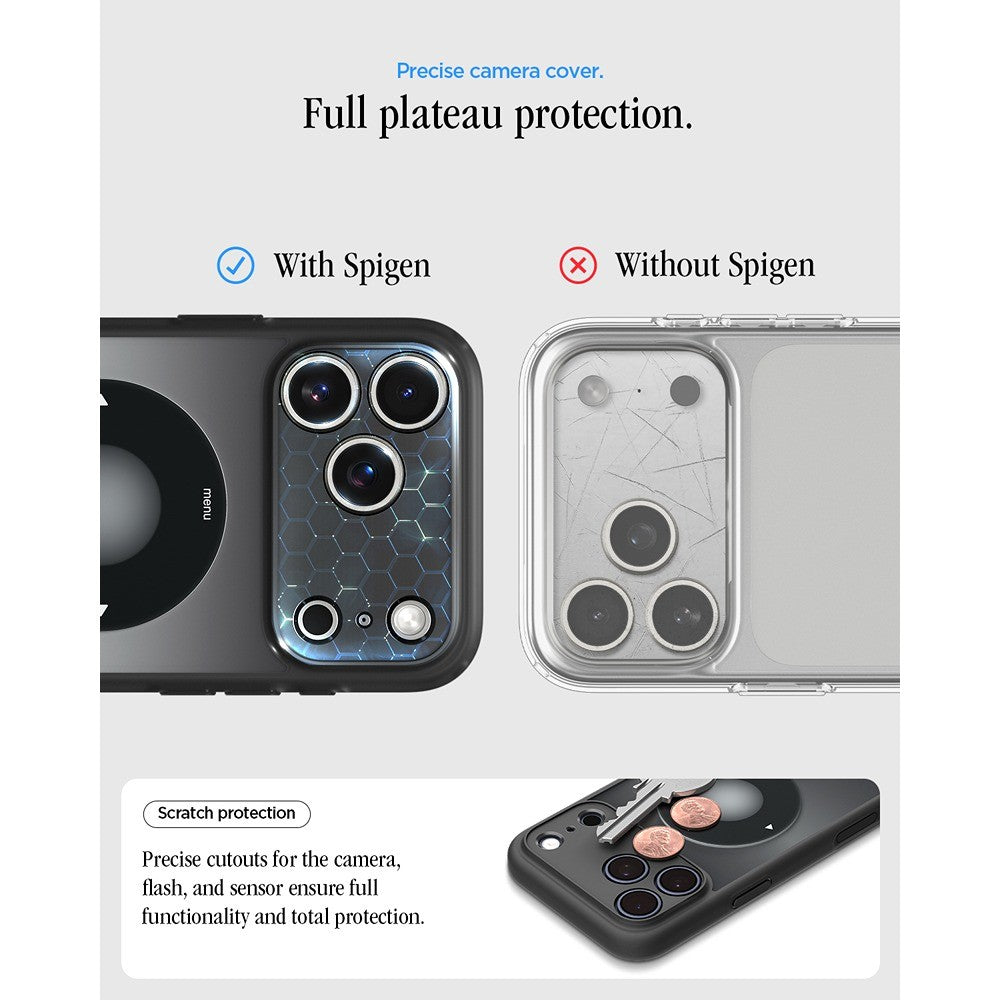 Spigen iPhone 17 Pro Max/iPhone 18 Pro Max Deksel Ultra Hybrid MagFit Classic Black