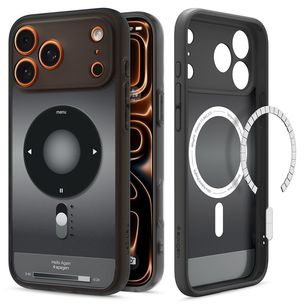 Spigen iPhone 17 Pro Max/iPhone 18 Pro Max Deksel Ultra Hybrid MagFit Classic Black