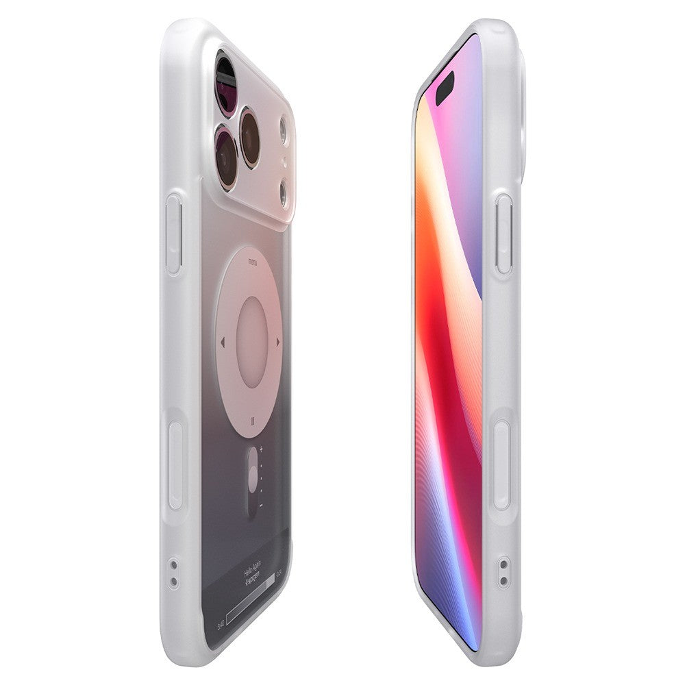 Spigen iPhone 17 Pro Max/iPhone 18 Pro Max Deksel Ultra Hybrid MagFit Classic Sølv