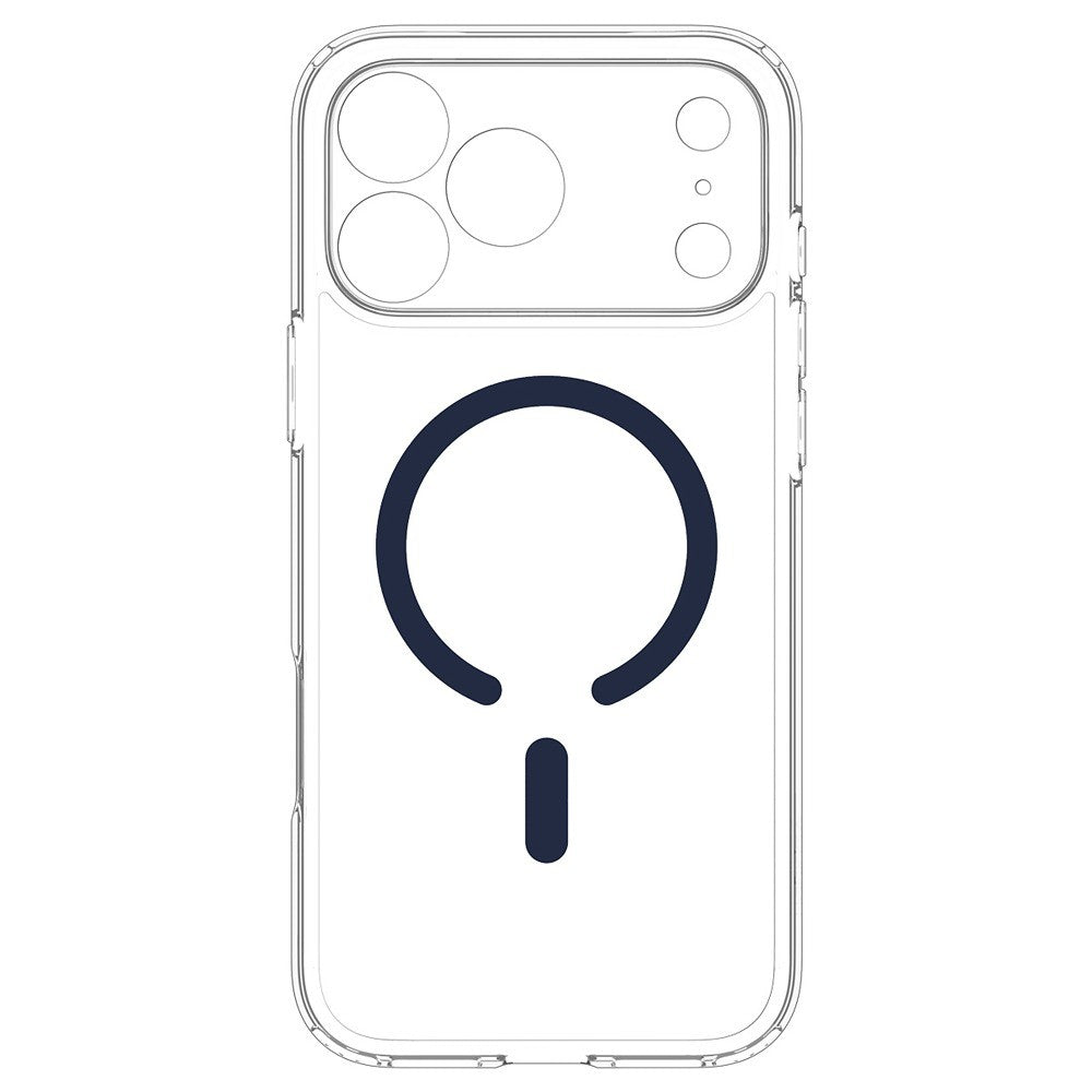 Spigen iPhone 17 Pro Max/iPhone 18 Pro Max Deksel Ultra Hybrid MagFit Clear Deep Blue