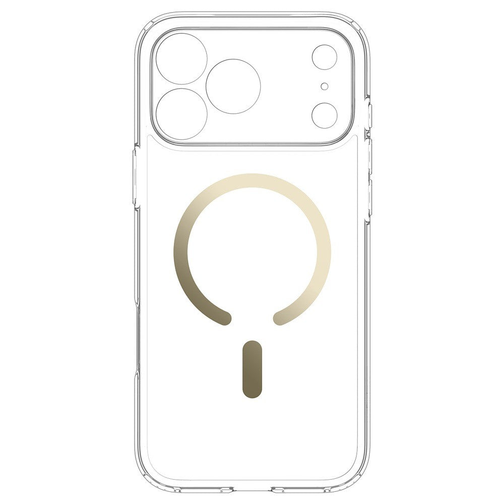 Spigen iPhone 17 Pro Max/iPhone 18 Pro Max Deksel Ultra Hybrid MagFit Clear Gold