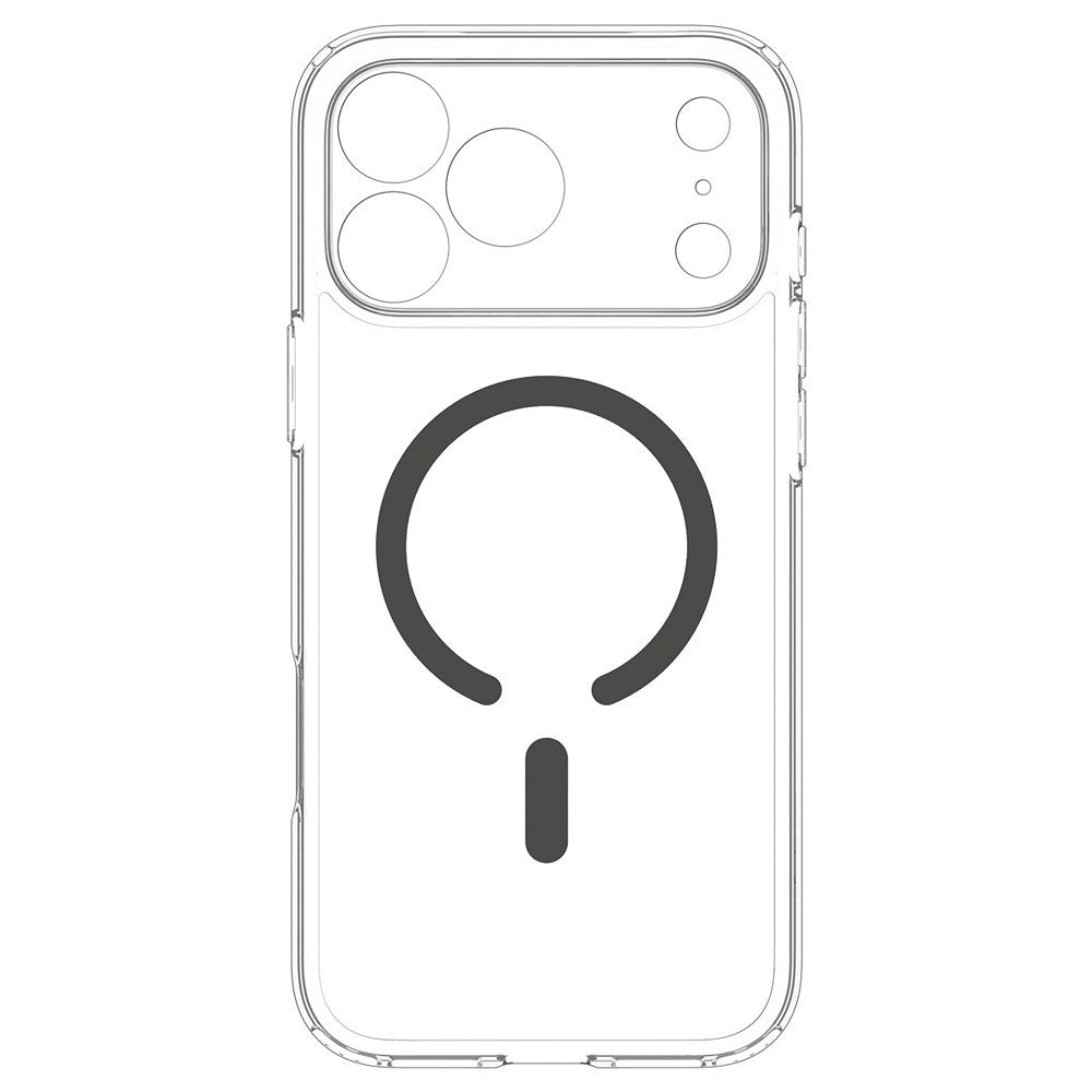 Spigen iPhone 17 Pro Max/iPhone 18 Pro Max Deksel Ultra Hybrid MagFit Clear Graphite