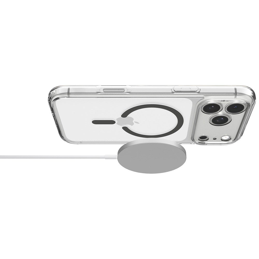 Spigen iPhone 17 Pro Max/iPhone 18 Pro Max Deksel Ultra Hybrid MagFit Clear Graphite