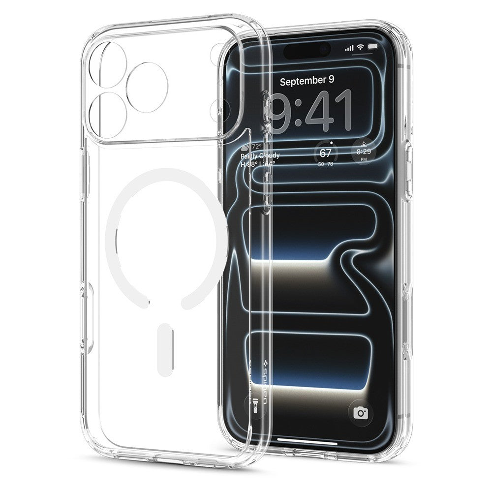 Spigen iPhone 17 Pro Max/iPhone 18 Pro Max Deksel Ultra Hybrid MagFit Clear White