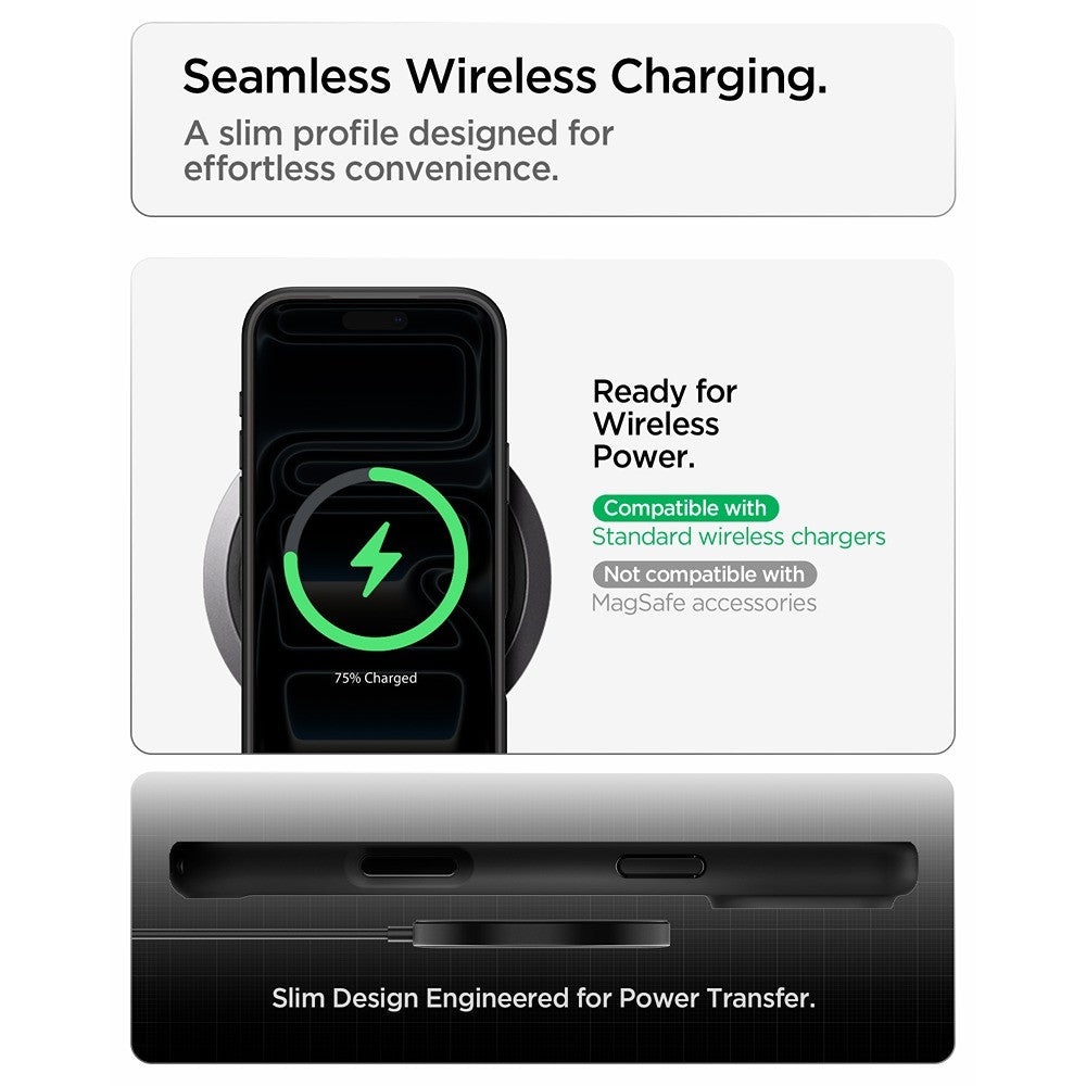 Spigen iPhone 17 Pro Max/iPhone 18 Pro Max Deksel Ultra Hybrid Matte Black