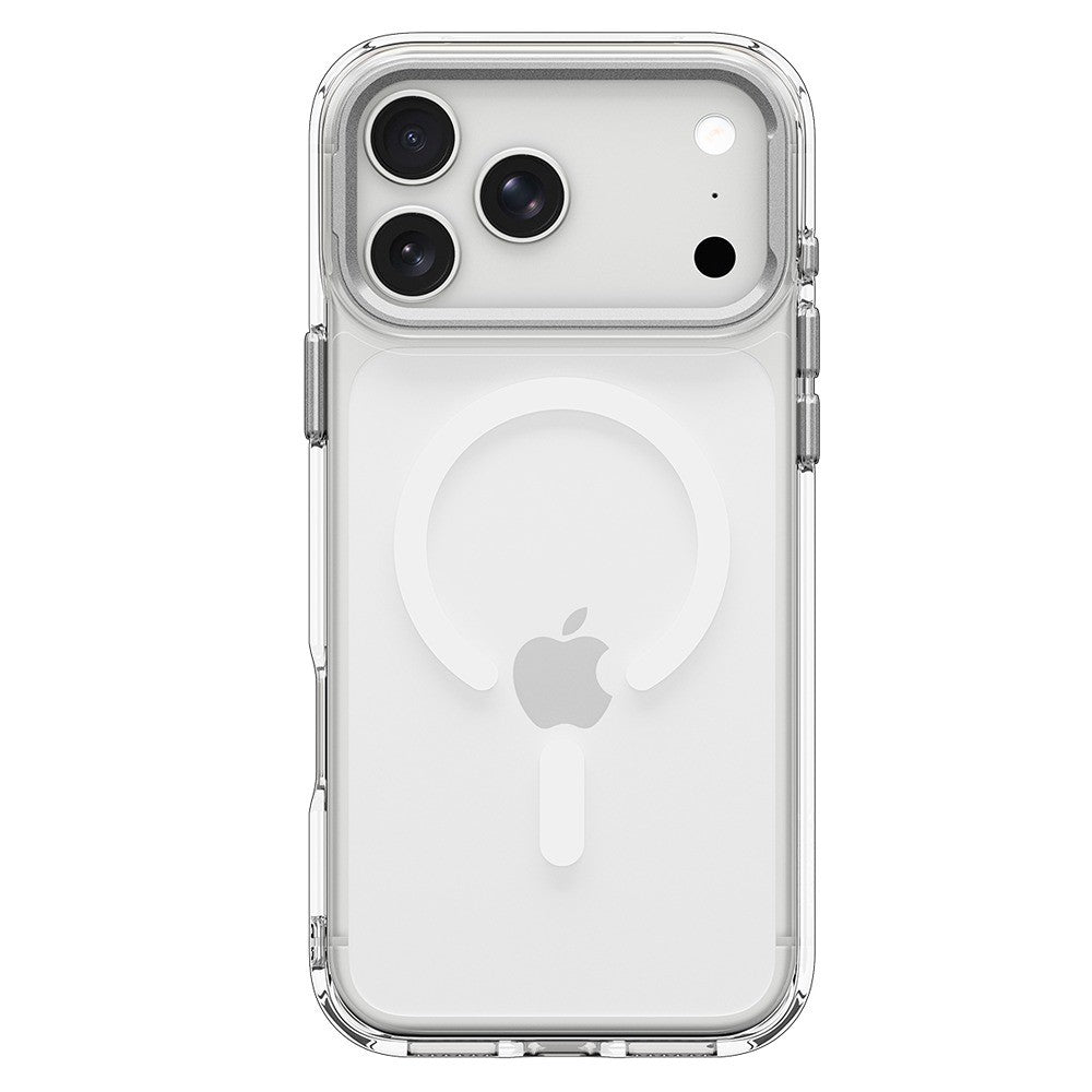 Spigen iPhone 17 Pro Max/iPhone 18 Pro Max Deksel Ultra Hybrid Optik S MagFit Clear Sølv