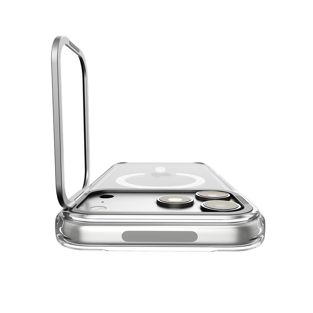 Spigen iPhone 17 Pro Max/iPhone 18 Pro Max Deksel Ultra Hybrid Optik S MagFit Clear Sølv