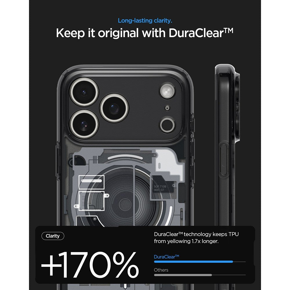 Spigen iPhone 17 Pro Max/iPhone 18 Pro Max Deksel Ultra Hybrid Zero One MagFit Svart