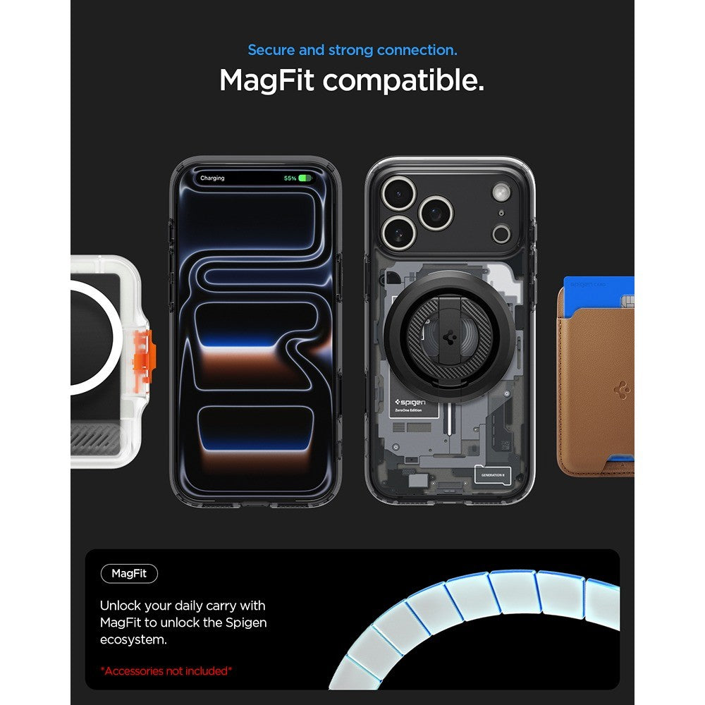 Spigen iPhone 17 Pro Max/iPhone 18 Pro Max Deksel Ultra Hybrid Zero One MagFit Svart