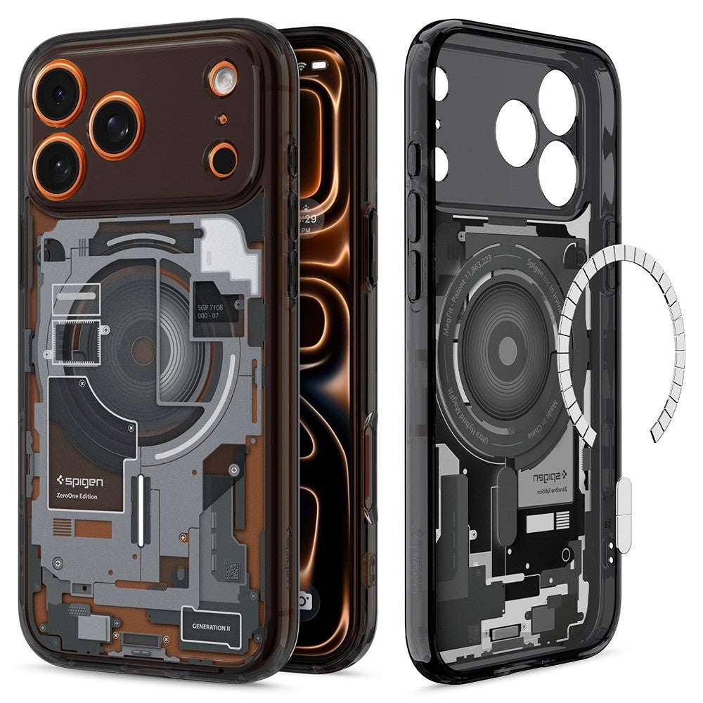 Spigen iPhone 17 Pro Max/iPhone 18 Pro Max Deksel Ultra Hybrid Zero One MagFit Svart