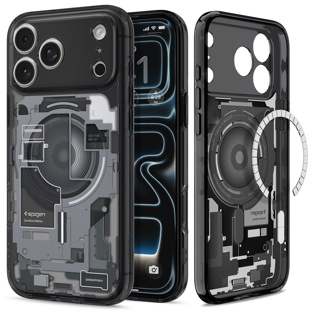 Spigen iPhone 17 Pro Max/iPhone 18 Pro Max Deksel Ultra Hybrid Zero One MagFit Svart