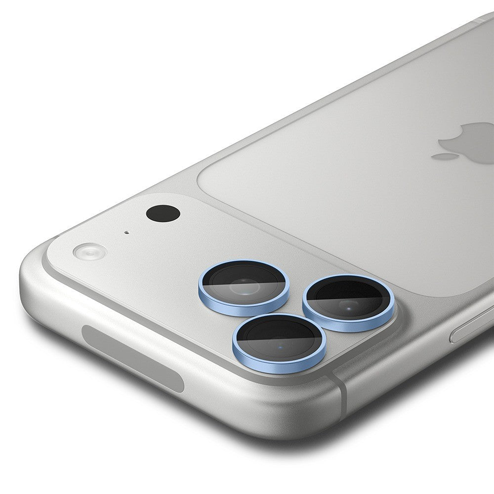 Spigen iPhone 18 Pro/18 Pro Max Linsebeskyttelse Glas.tR EZ Fit Optik Pro 2-pakning Lyseblå