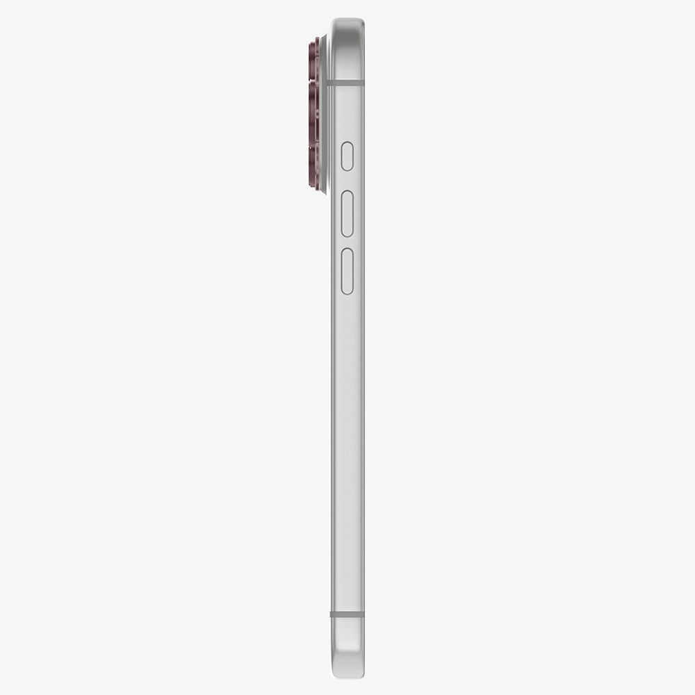 Spigen iPhone 18 Pro Linsebeskyttelse Glas.tR EZ Fit Optik Pro XL mørk kirsebær