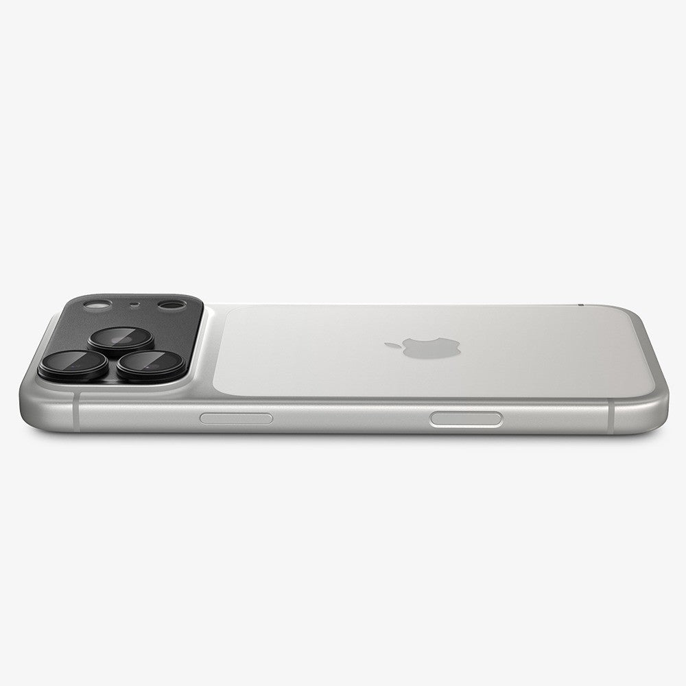 Spigen iPhone 18 Pro Max Linsebeskyttelse Glas.tR EZ Fit Optik Pro XL Mørkegrå