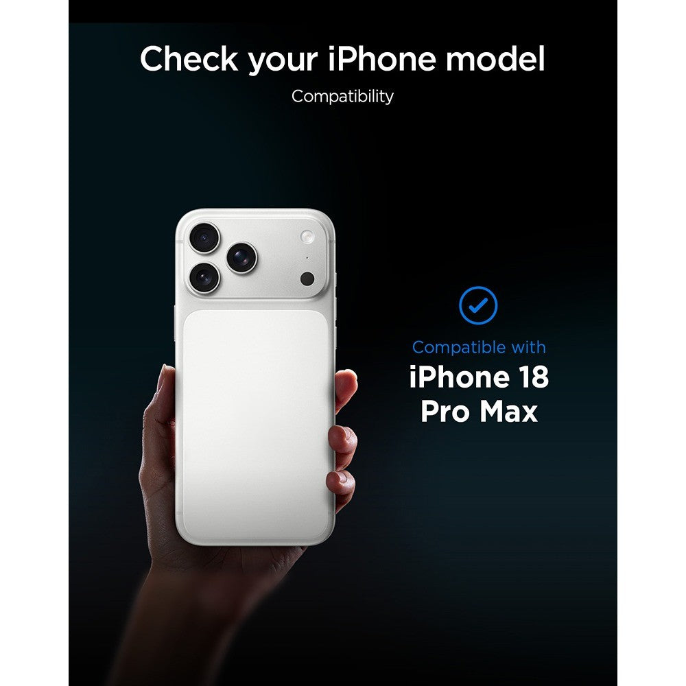 Spigen iPhone 18 Pro Max Skjermbeskytter Glas.tR EZ Fit Pro Privacy 2-pakning