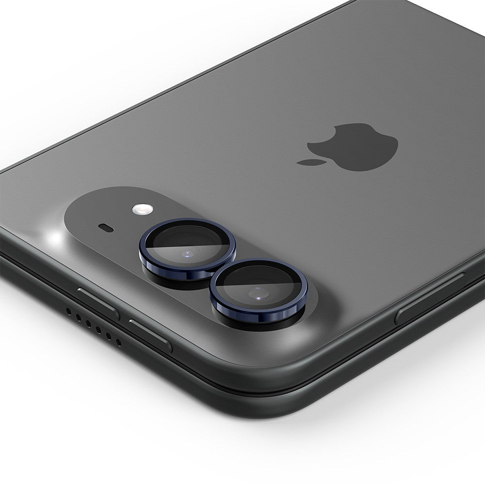 Spigen iPhone Duo Linsebeskyttelse Glas.tR EZ Fit Optik Pro 2-pakning Svart