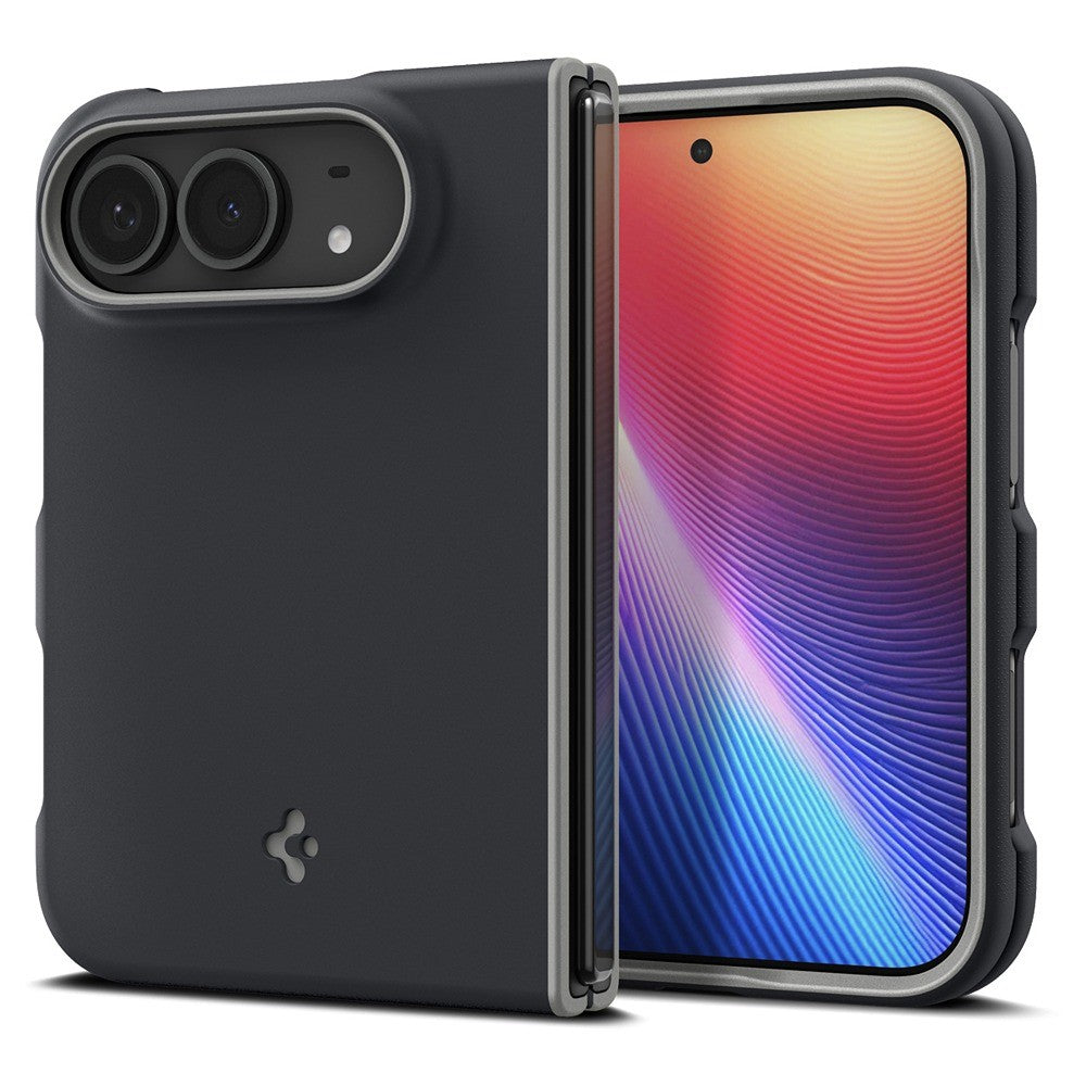 Spigen iPhone Duo Deksel Nano Pop MagFit svart sesam