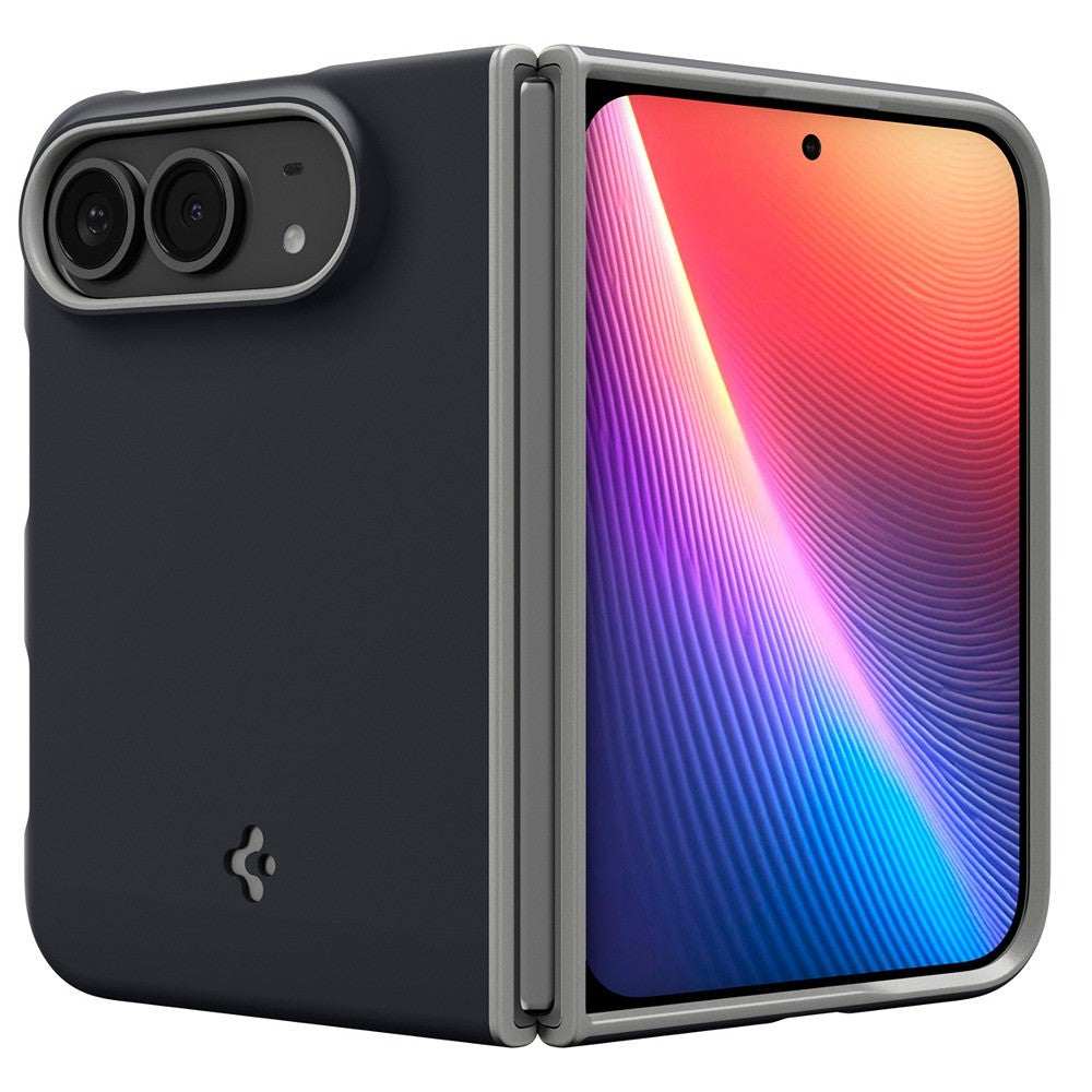 Spigen iPhone Duo Deksel Nano Pop MagFit svart sesam