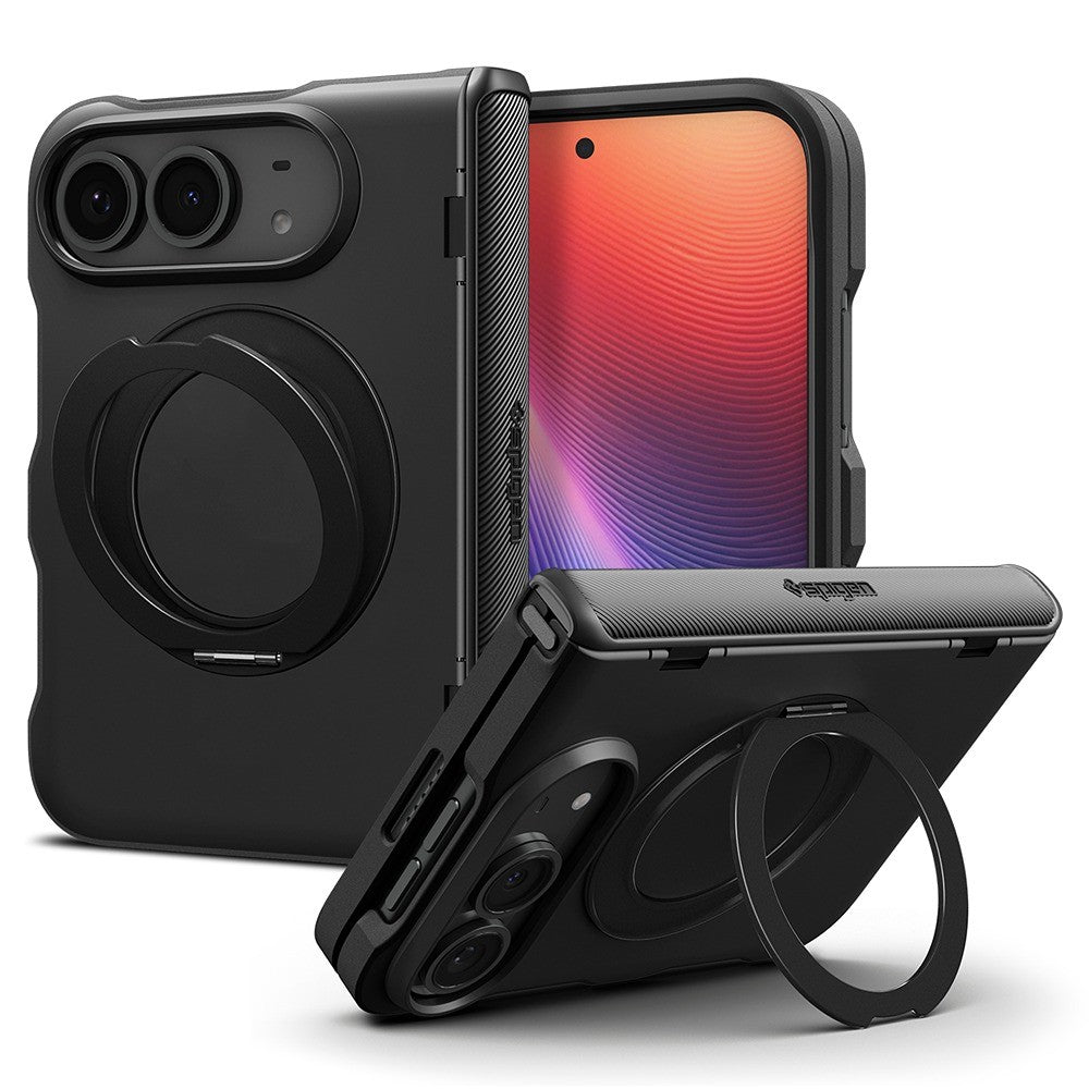Spigen iPhone Duo Deksel Slim Armor Pro S MagFit Svart