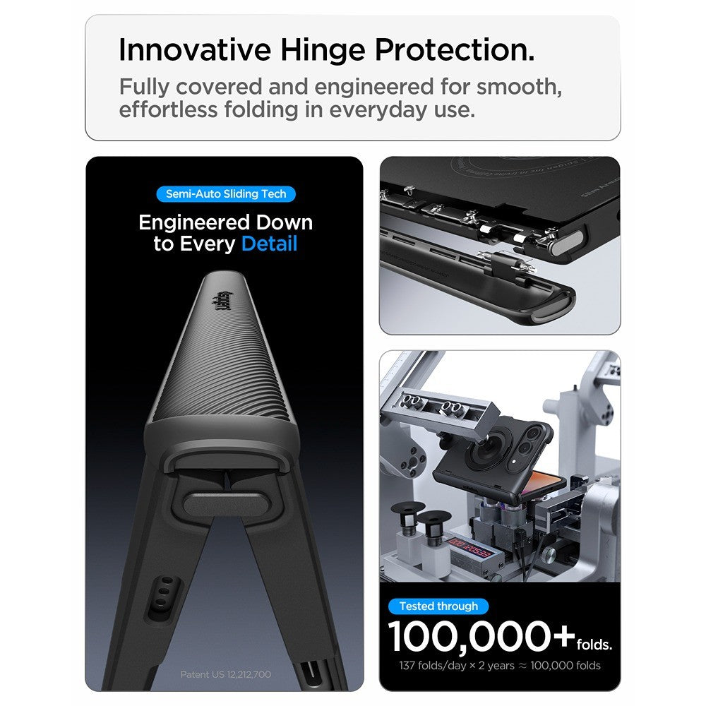 Spigen iPhone Duo Deksel Slim Armor Pro S MagFit Svart