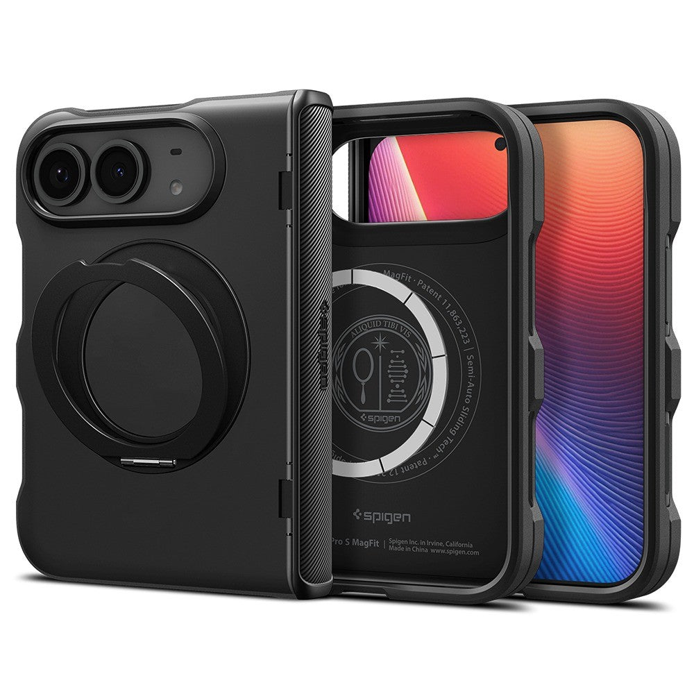 Spigen iPhone Duo Deksel Slim Armor Pro S MagFit Svart