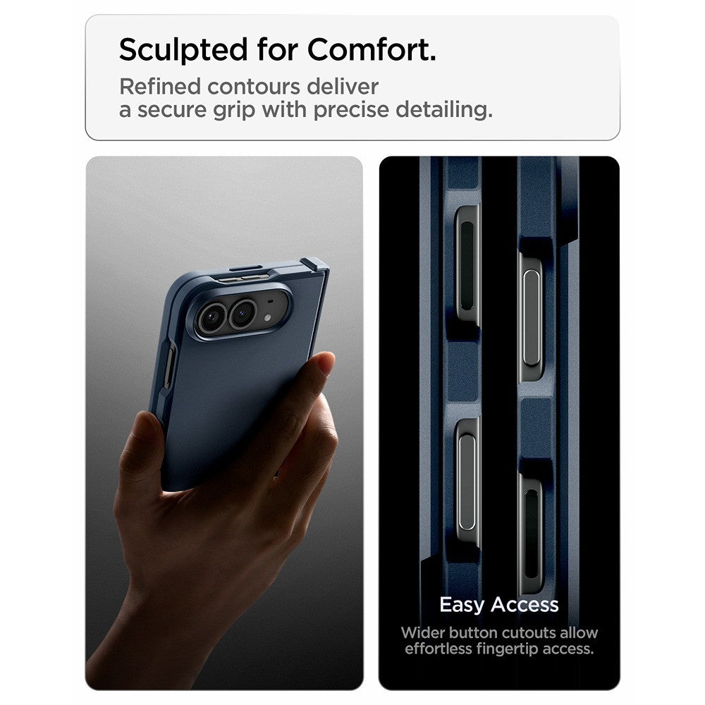 Spigen iPhone Duo Deksel Tough Armor Pro MagFit Metal Slate