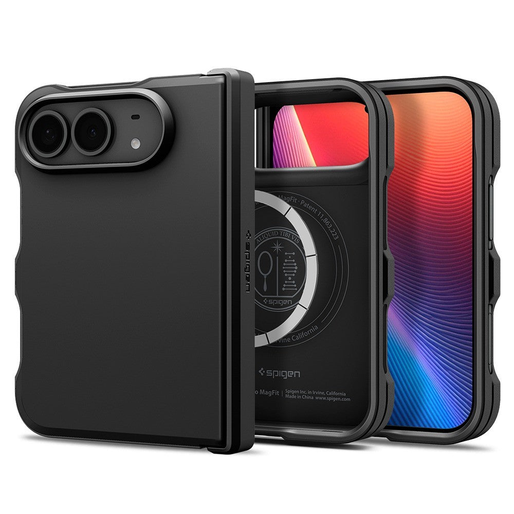 Spigen iPhone Duo Deksel Tough Armor Pro MagFit Svart