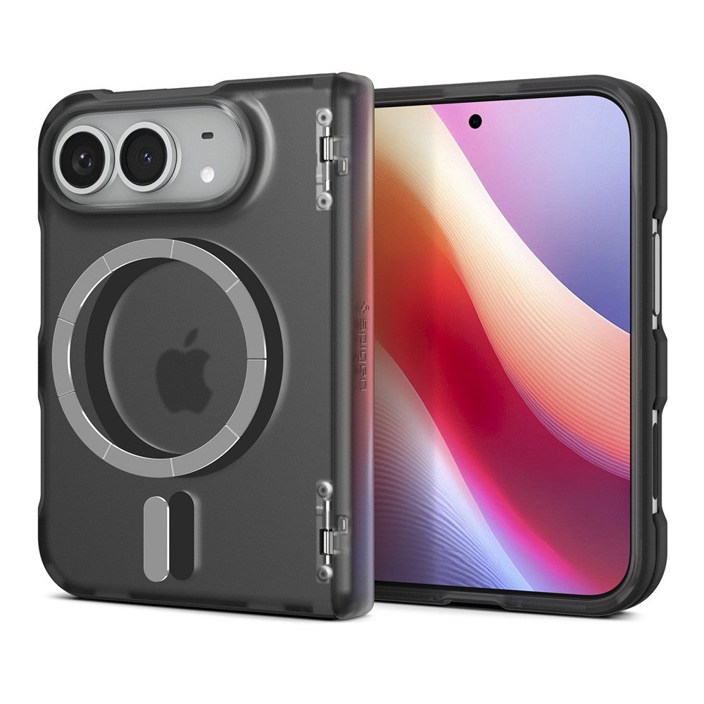 Spigen iPhone Duo Deksel Ultra Hybrid Pro MagFit Frost Black