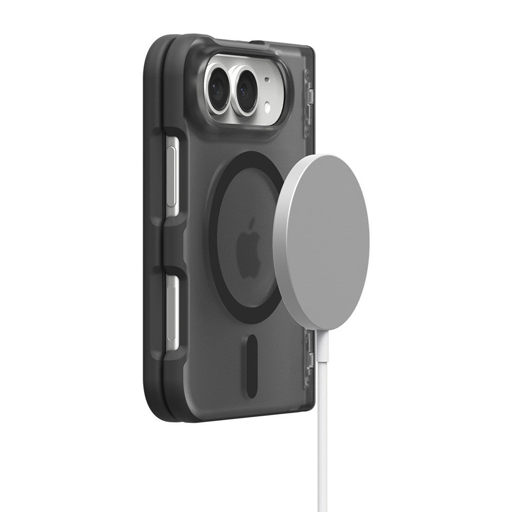 Spigen iPhone Duo Deksel Ultra Hybrid Pro MagFit Frost Black