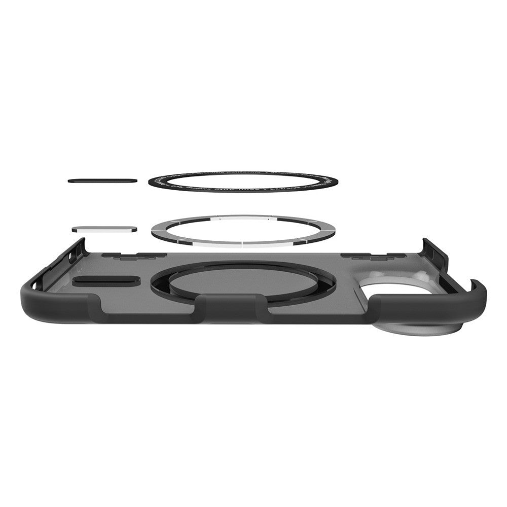 Spigen iPhone Duo Deksel Ultra Hybrid Pro MagFit Frost Black