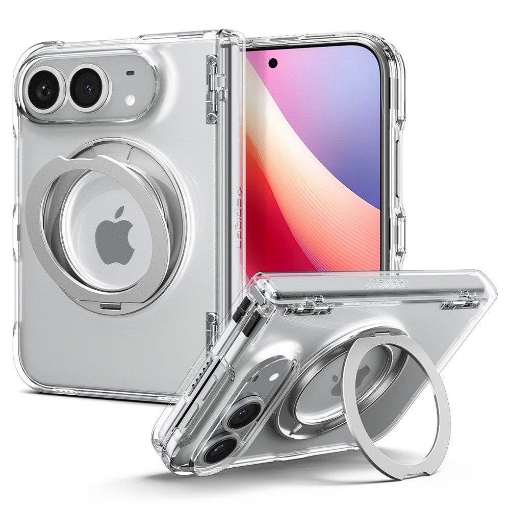 Spigen iPhone Duo Deksel Ultra Hybrid Pro S MagFit Clear White