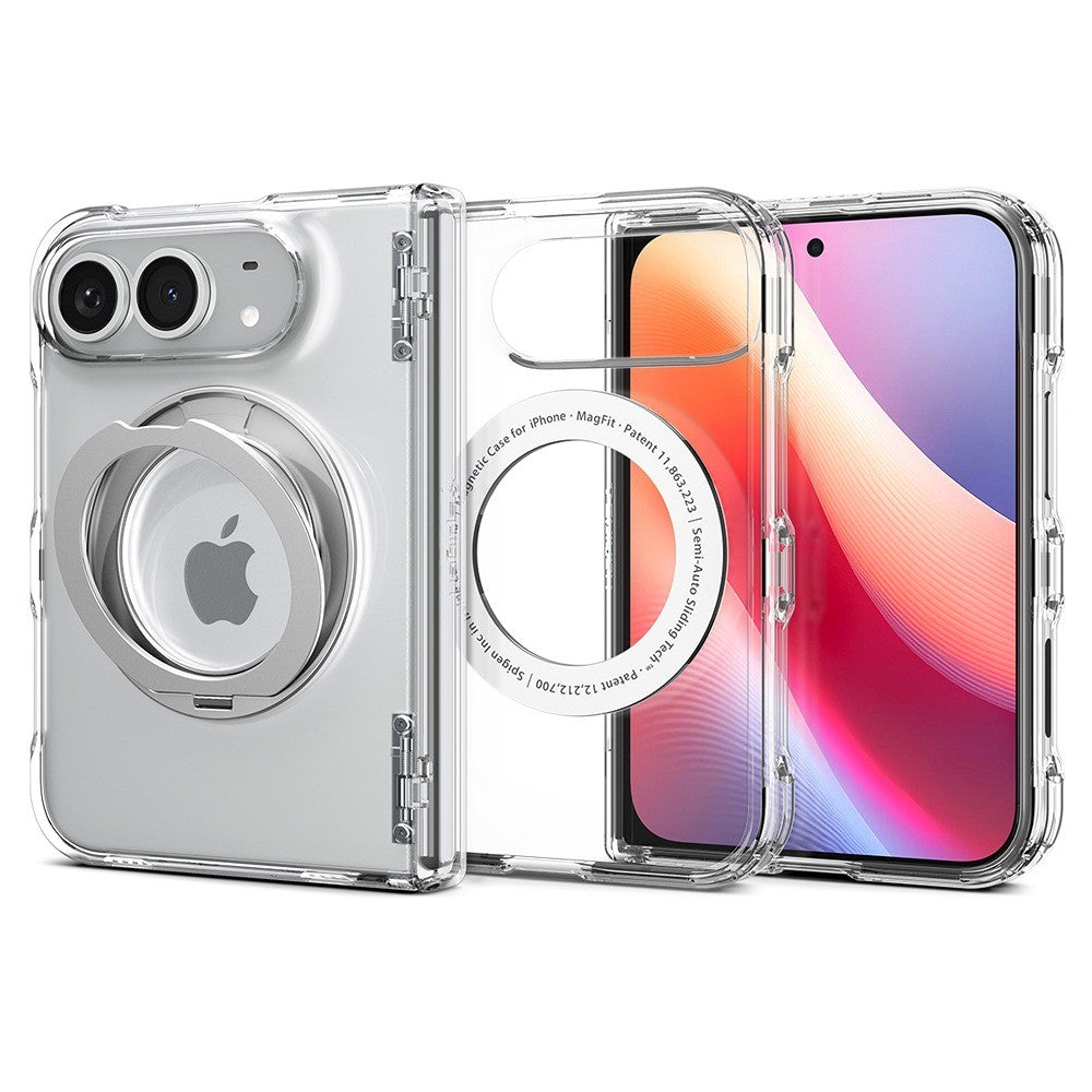 Spigen iPhone Duo Deksel Ultra Hybrid Pro S MagFit Clear White