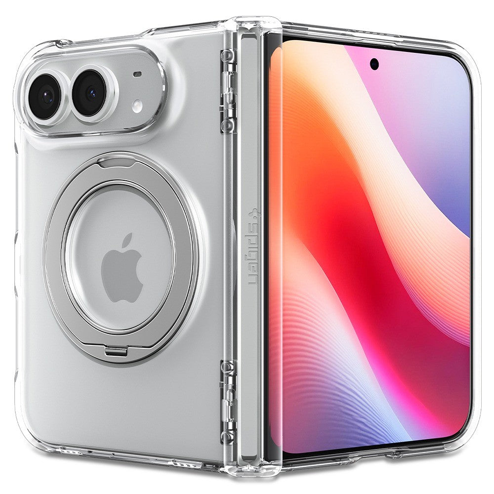 Spigen iPhone Duo Deksel Ultra Hybrid Pro S MagFit Clear White