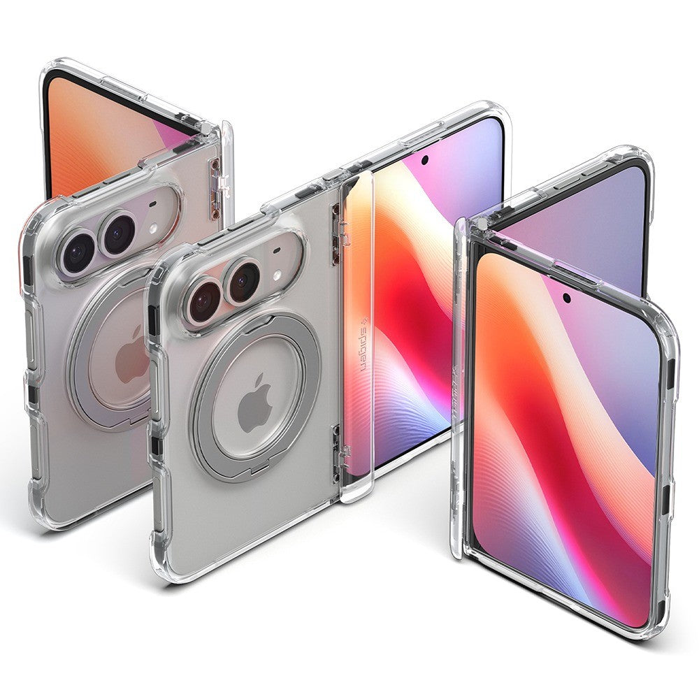 Spigen iPhone Duo Deksel Ultra Hybrid Pro S MagFit Clear White